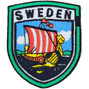 Sweden Broderat Tygmärke