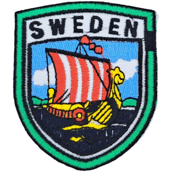 Sweden Broderat Tygmärke