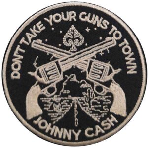 Johnny Cash Broderat Tygmärke