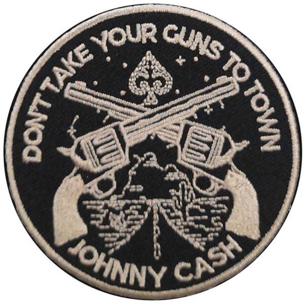 Johnny Cash Broderat Tygmärke