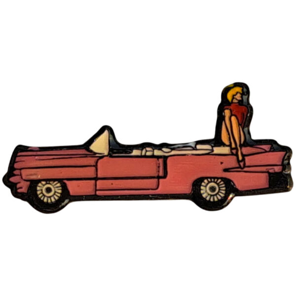 Cadillac-1958-Pink-Metallpin Vintage