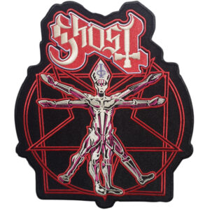 Ghost Broderat Ryggmärke