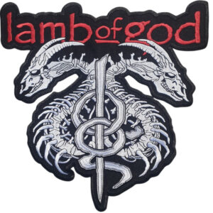 Lamb Of God Broderat Ryggmärke