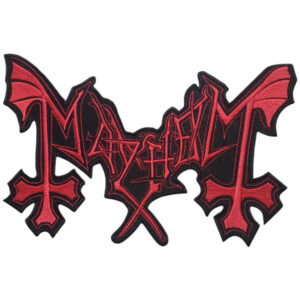 Mayhem Broderat Ryggmärke