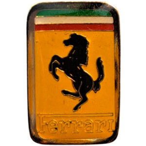 Ferrari-Metallpin Vintage och en-Pin Saver