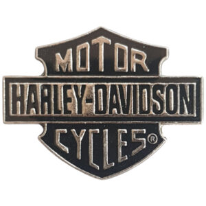 Harley Davidson-Vintage Metal Pin+En Pin Saver