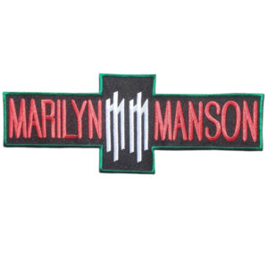 Marilyn Manson-Broderat Ryggmärke