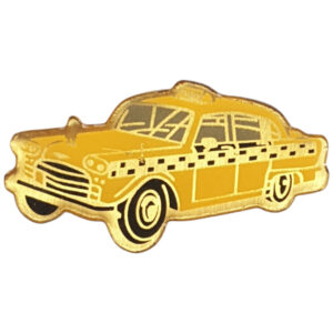 Yellow Cab-Vintage Pin-Plus en Pin Saver