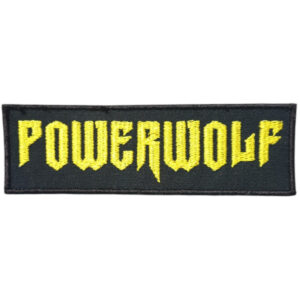 PowerWolf Broderat Tygmärke