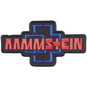 Rammstein Broderat Tygmärke 20x10 cm
