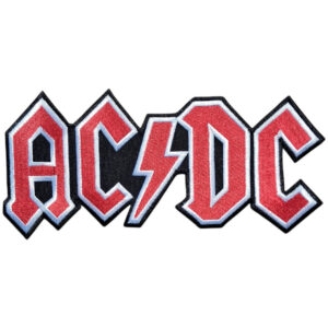 AC/DC Broderat Ryggmärke