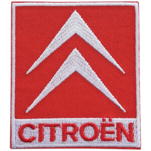 Citroen Broderat Tygmärke