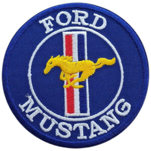Ford Mustang Broderat Tygmärke