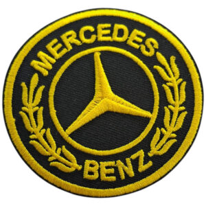 Mercedes Broderat Tygmärke