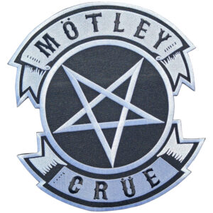 Motley Crue Broderat Ryggmärke