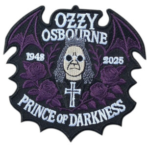 Ozzy Osbourne Prince Of Darkness Broderat Tygmärke