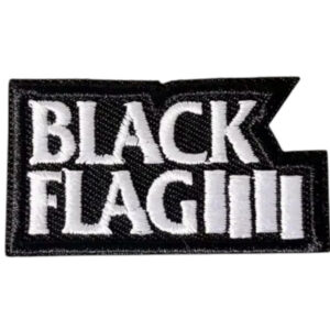 Black Flag Broderat Tyggmärke Gapers