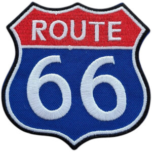 Route 66 Broderat Tygmärke
