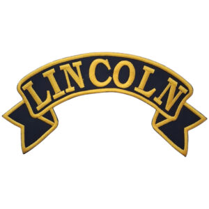 Lincoln Broderat Ryggmärke