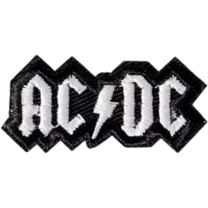 AC/DC Broderat Tygmärke Gapers