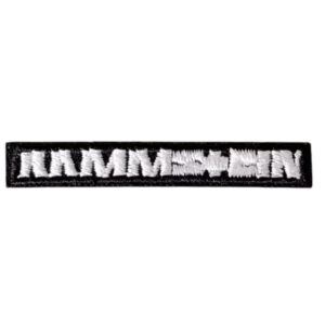Rammstein Stone Broderat Tyggmärke Gapers